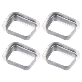 MECCANIXITY 4pcs Rain Gutter Downspout Drop Outlet 2x3 Inch Gutter Adapter Outlet Connector for Downspout Gutter Drain Pipe