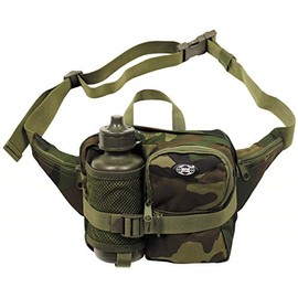 MFH Waist Bag with Bottle Woodland