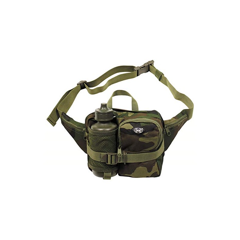 MFH Waist Bag with Bottle Woodland