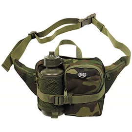 MFH Waist Bag with Bottle Woodland
