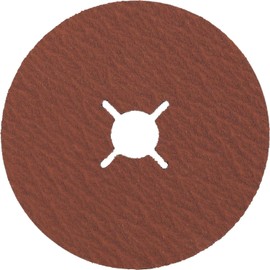 TYROLIT Cerabond X Fibre Disc Diameter 125 x 22 mm Grain 60 for Metal Sanding Pack of 25