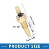 A ABSOPRO Car Engine Fan Thermostat Sensor Earth Switch 1/8