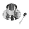 3PCS/Set Insulated Coffee Cup Set Stainless Steel Double Walled Mugs