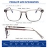 DEHOTRE Progressive Multifocus Reading Glasses No Line Bifocal Blue Light