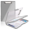 SFLHHDM Clipboard with Storage,Heavy Duty Clip Boards 8.5x11 with 2