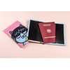 walther design Leather Passport Case Pink 12.5 x 9.1 cm