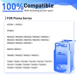 HavaTek for Canon Ink Cartridges 243 and 244 Replacement for Canon PG-243XL CL-244XL PG-245XL CL-246XL for Pixma MX490 MX492 TS3122 MG2522 TR4522 TR4520 MG2922 MG2520 Printer (1 Black,1 Color)