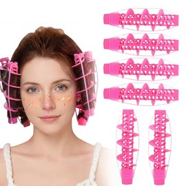 OULIGET Kit de peinado Ouliget Spiral Curls, rizadores sin calor para ondas, prácticos rulos para cabello largo, 6 piezas.