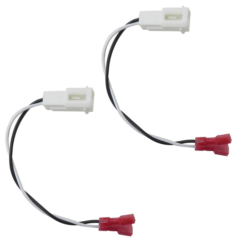 Zafina-UP 2pcs Front Dash Tweeters Speaker Wiring Harness Adapter Connector