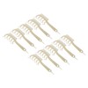 10pcs Z Shaped Wide Tooth Comb Stylish Portable Double Sided