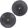 SPARES2GO Round Carbon Filter Pair compatible with Elica Cooker Hood