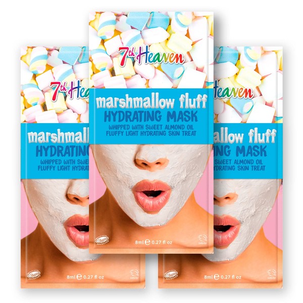 7th Heaven Marshmallow Fluff Hydrating Face Masks with Sweet Almond