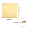uxcell Brass Sheet, Metal Sheets Plates 5.9" Length x 5.9"