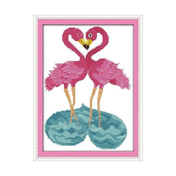 Happy Forever Cross Stitch Kits 11CT Stamped Patterns for Kids