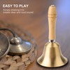 15 cm Multifunctional Hand Bell Loud Solid Hand Call Bell