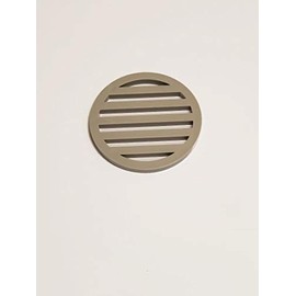 10 PACK - Plastic Drain Cover 3" inch diameter & 1/4" inch thick (color grey)