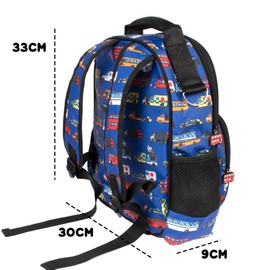 Fringoo - Kids Backpack for Boys | Designed for Young Children and Toddlers | Perfect for Nursery or School | Machine Washable - Traffic Jam