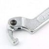 TOOLSTAR Hook Wrench C Wrench 32-76mm Adjustable Hook Wrench Chrome