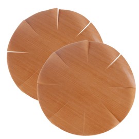 Pack of 2 Permanent Baking Foil for Oven Airfryer Hot Air Fryer Baking Paper Reusable Baking Paper for Hot Air Fryer Round Baking Foil Reusable Mats Baking Tray (Round Paper)