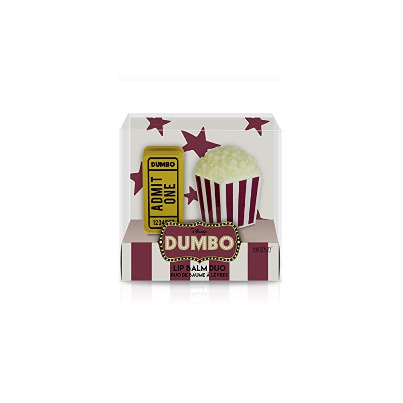 MAD Beauty Dumbo Popcorn and Ticket Lip Balm, 0.065 kg