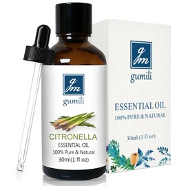 GM Gumili Citronella Essental Oil for Diffuser Aromatherapy - 1 Oz/30ml