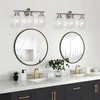 Unicozin 3 Light Vanity Lights, Brushed Nickel Wall Sconce Light