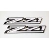 OEM 2pcs 2019-2023 Chevy Silverado Z71 Emblem OEM Fender Gloss