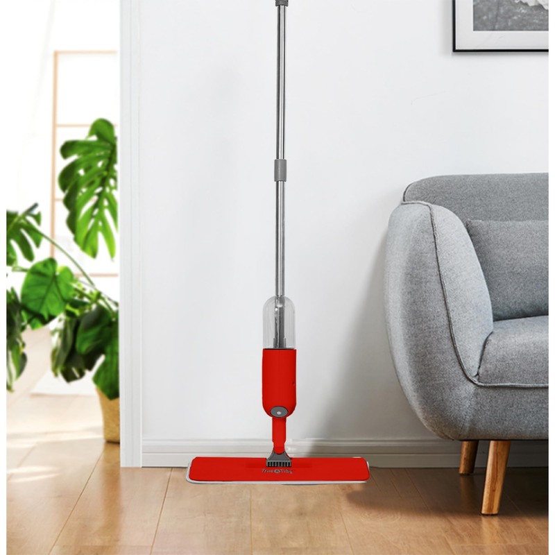 True & Tidy® Multi-Surface Spray Mop with Refillable Water Bottle,