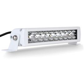 BIGLION.X 12 inch White LED Light Bar - 100W 11000LM Single Row Marine Light Bar Spot & Flood Combo - Waterproof IP68 12V 24V for Boats, Trucks, Off-Road, Car, SUV