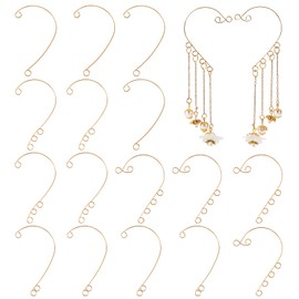 WEWAYSMILE 16 Pcs 4 Styles Ear Cuffs Earrings for Women,Golden Ear Cuffs Earring Findings Non Piercing Ear Wraps Earrings, Clip on Ear Cuff Earrings for DIY Earrings Charm Jewelry Making