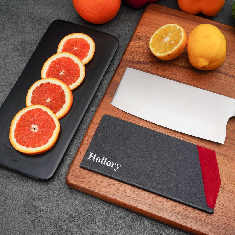Hollory Kitchen Knife Guards, Universal Blade Covers, Abs Plastic BPA-Free