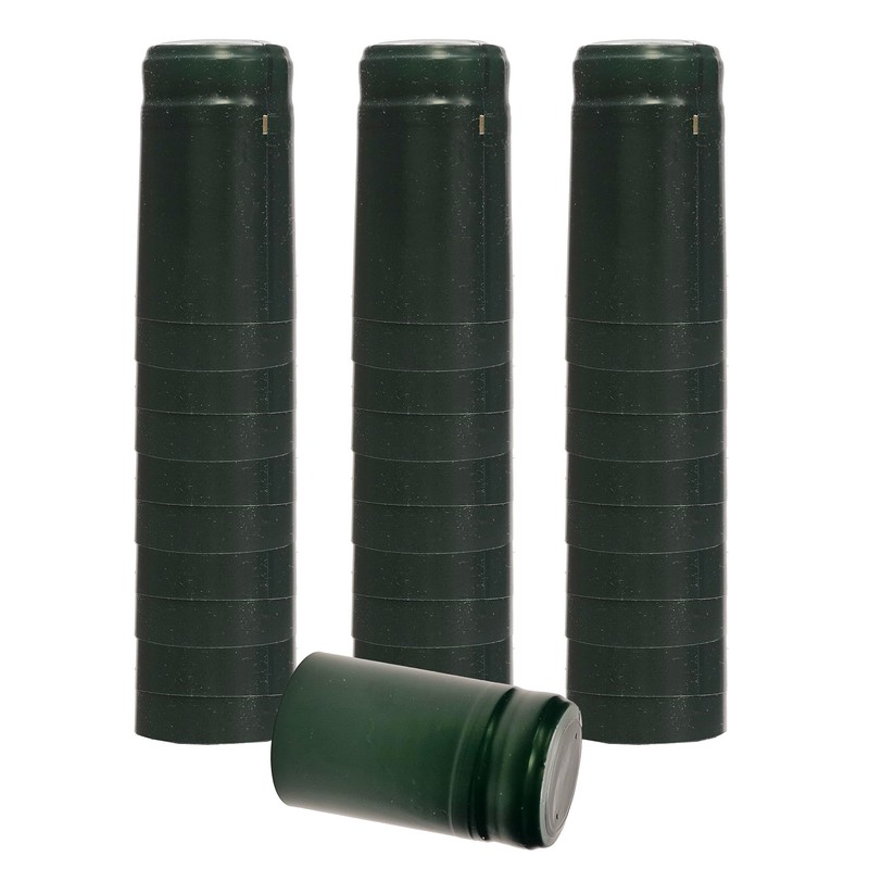Green PVC Shrink Capsules-30 Per Bag