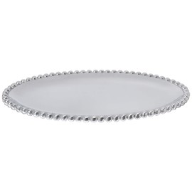 MARIPOSA Pearled Oval Platter, Small