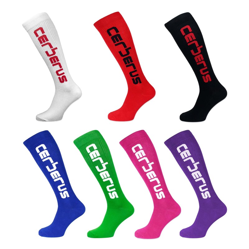 CERBERUS Strength Deadlift Socks (Blue/White)