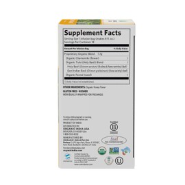 Organic India Tulsi Honey Chamomile Herbal Tea - Stress Relieving & Calming, Immune Support, Adaptogen, Vegan, Gluten-Free, USDA Certified Organic, Caffeine-Free - 18 Infusion Bags, 3 Pack