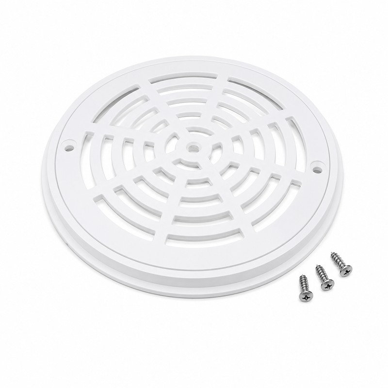 8-Inch Pool Main Drain Cover for In-Ground Pools – ABS