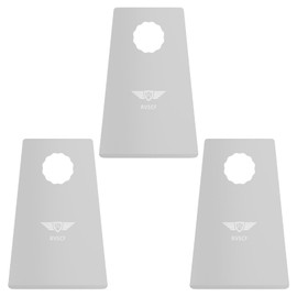 3 x TopsTools Stainless Steel RVSCF_3 13mm HEX Fitting Flexible Scraper Blades Compatible with Draper MT250A 23038, MT250 31328, Wickes 235510, Renovator Multitool Multi Tool Accessories