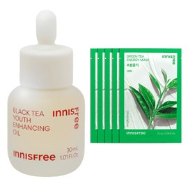 Innisfree Black Tea Youth Enhancing Oil 30ml+ / 이니스프리 블랙티 유스 인핸싱 오일 30ml+