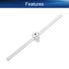 Bettomshin 1Pc T-Handle Wrench, 1/4" Drive Sliding Wrench Breaker Bar,