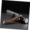 WOONEKY Retro Shaver Holder with Elegant Handle Foldable Beard Cutting
