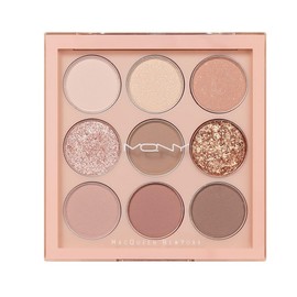MACQUEEN NEWYORK 1001 Tone On Tone Shadow Palette Pro 9 Color Nude Mood Korean Cosmetics