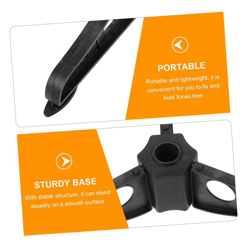 MAGICLULU 6Pcs Christmas Tree Base Plastic Artificial Christmas Tree Holder