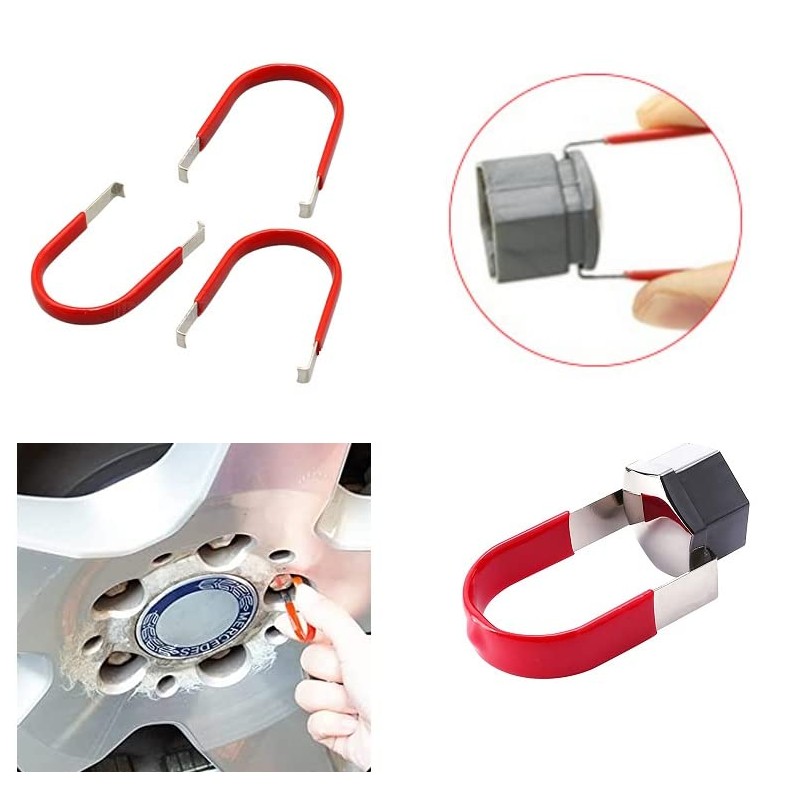 Wheel Bolt Caps Tool, Pack of 9 Replacement Hub Caps