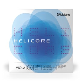 Strings Vla G D'Addario Helicore H413 Silver Long-Med