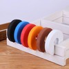 Cushion Door Stopper for Finger Pinch Protection and Door Slam Noise Reduction Donut 1-Door Cushion-White 5ea