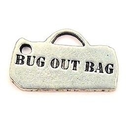 ChubbyChicoCharms Bug Out Bag 22mm Genuine American Pewter Charm