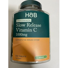 Holland & Barrett Vitamin C 1000mg - High Strength Slow Release Vegan Ascorbic Acid - 240 Tablets (8 Months Supply)