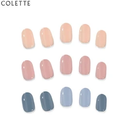 COLETTE Colorant A Ongles -Premium Glossy Real Gel Nail Set 3items, Type:Set 02
