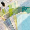 Aromoty 30 sheets A4 size Textured Scrapbook Paper&Mesh Fabric set