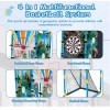 Ealingmoon 4 in 1 Basketball Hoop Arcade Game BABYSIT Basketball